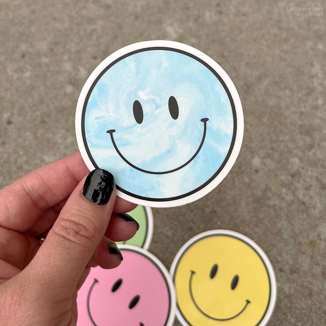 Smiley Sticker – Jayne Ann