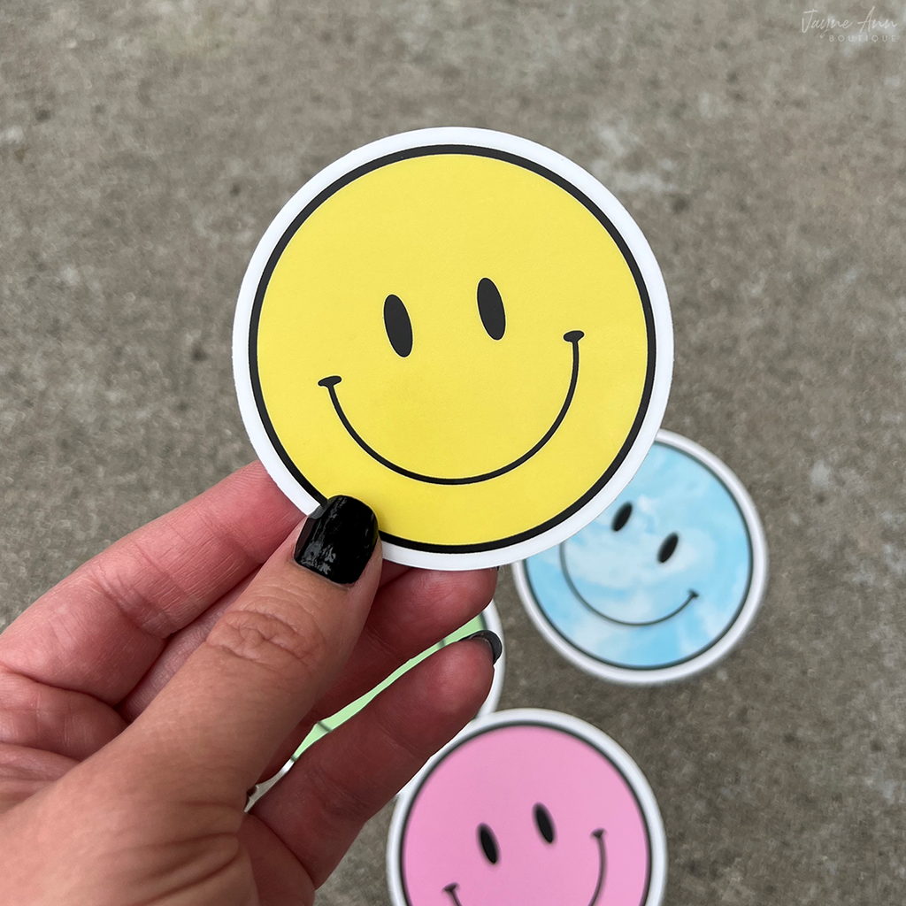 Smiley Sticker – Jayne Ann